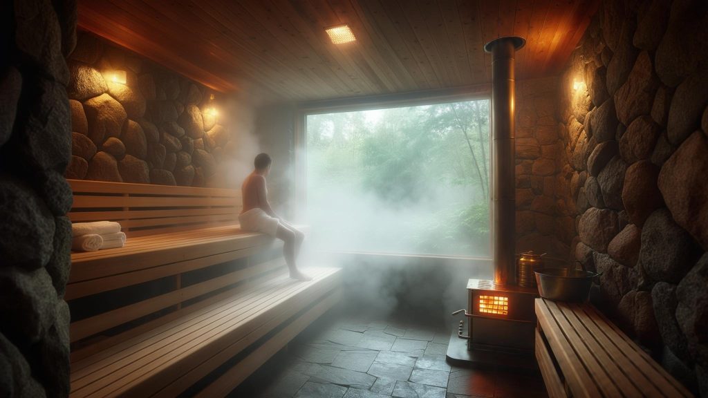 sauna while fasting